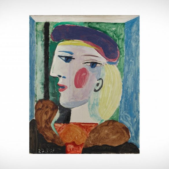 picasso femme au beret mauve