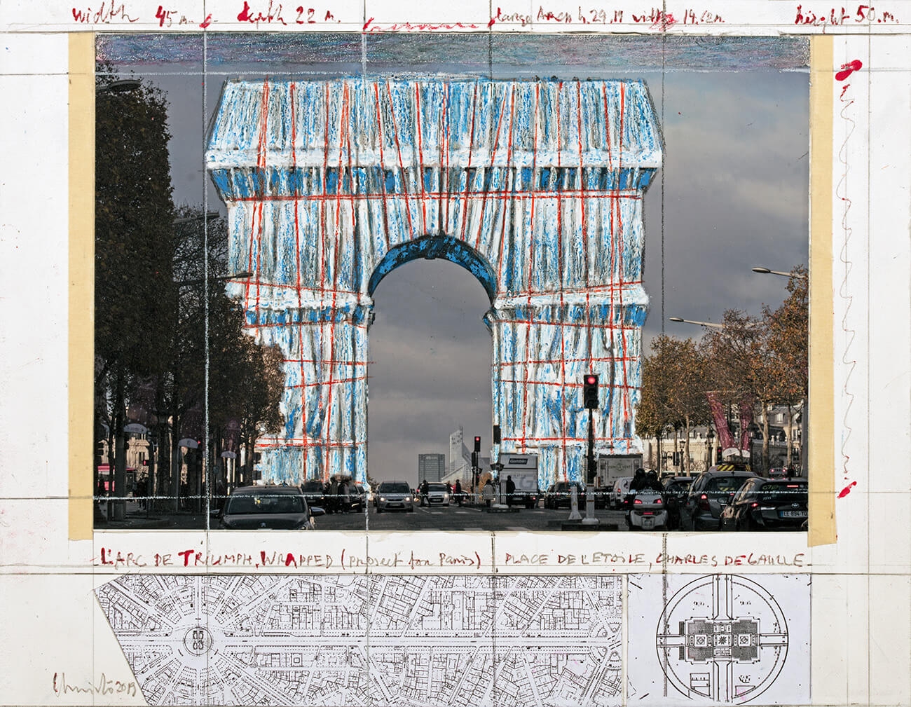 Christo Arc de Triomphe 02