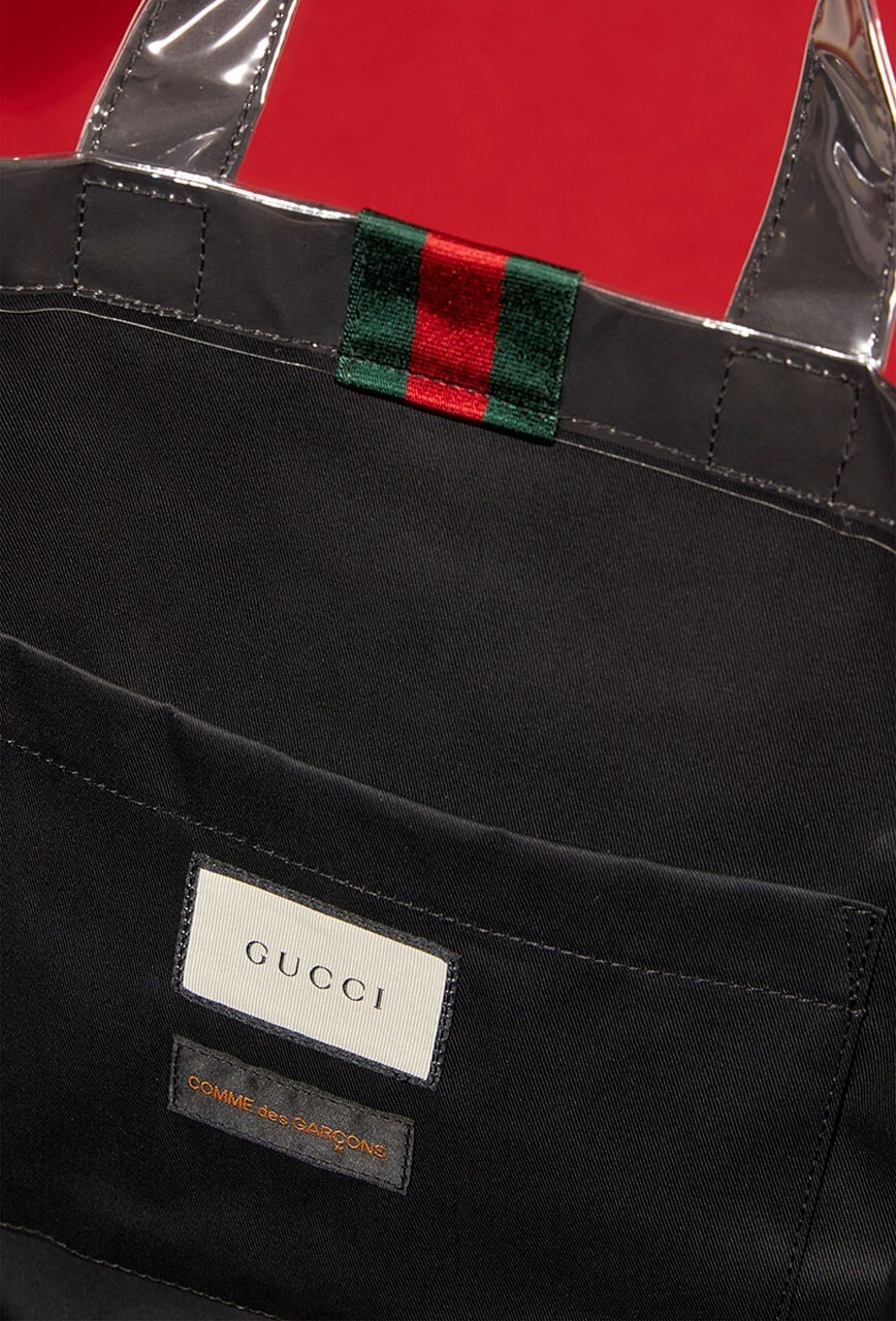 https hypebeast.com image 2021 10 Gucci x Comme Des Garçons New Tote 3