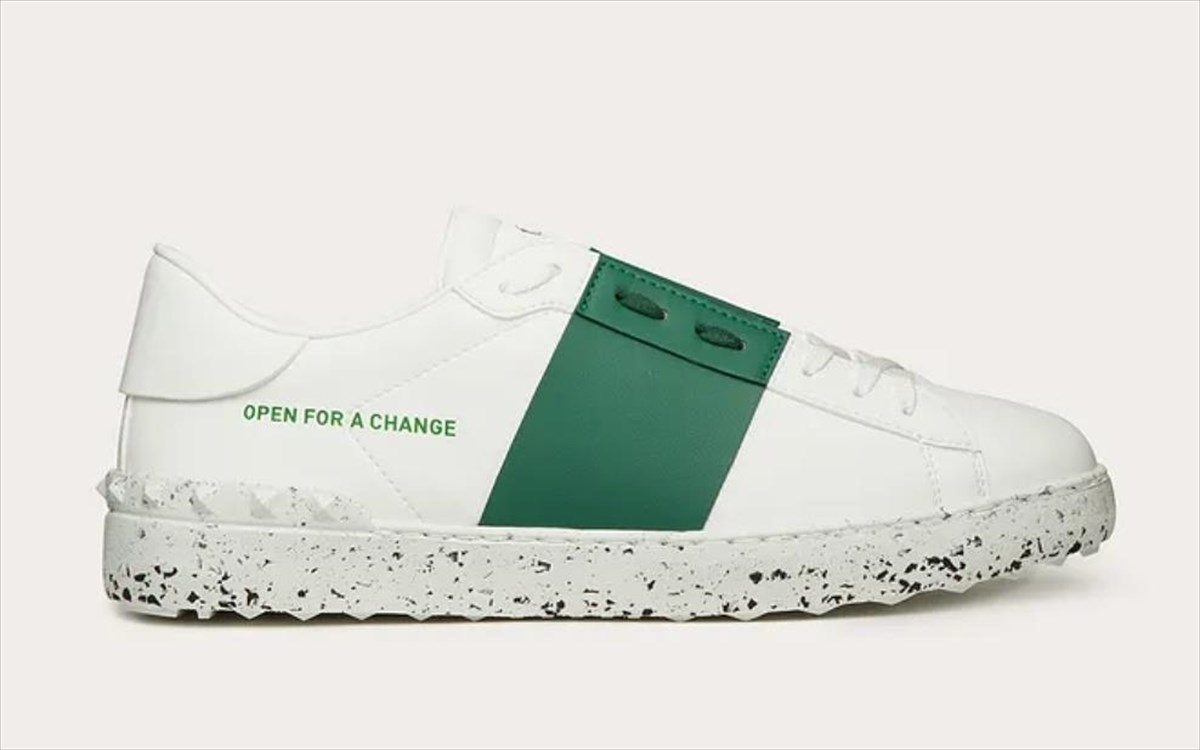 valentino open for a change bio based material sneakers