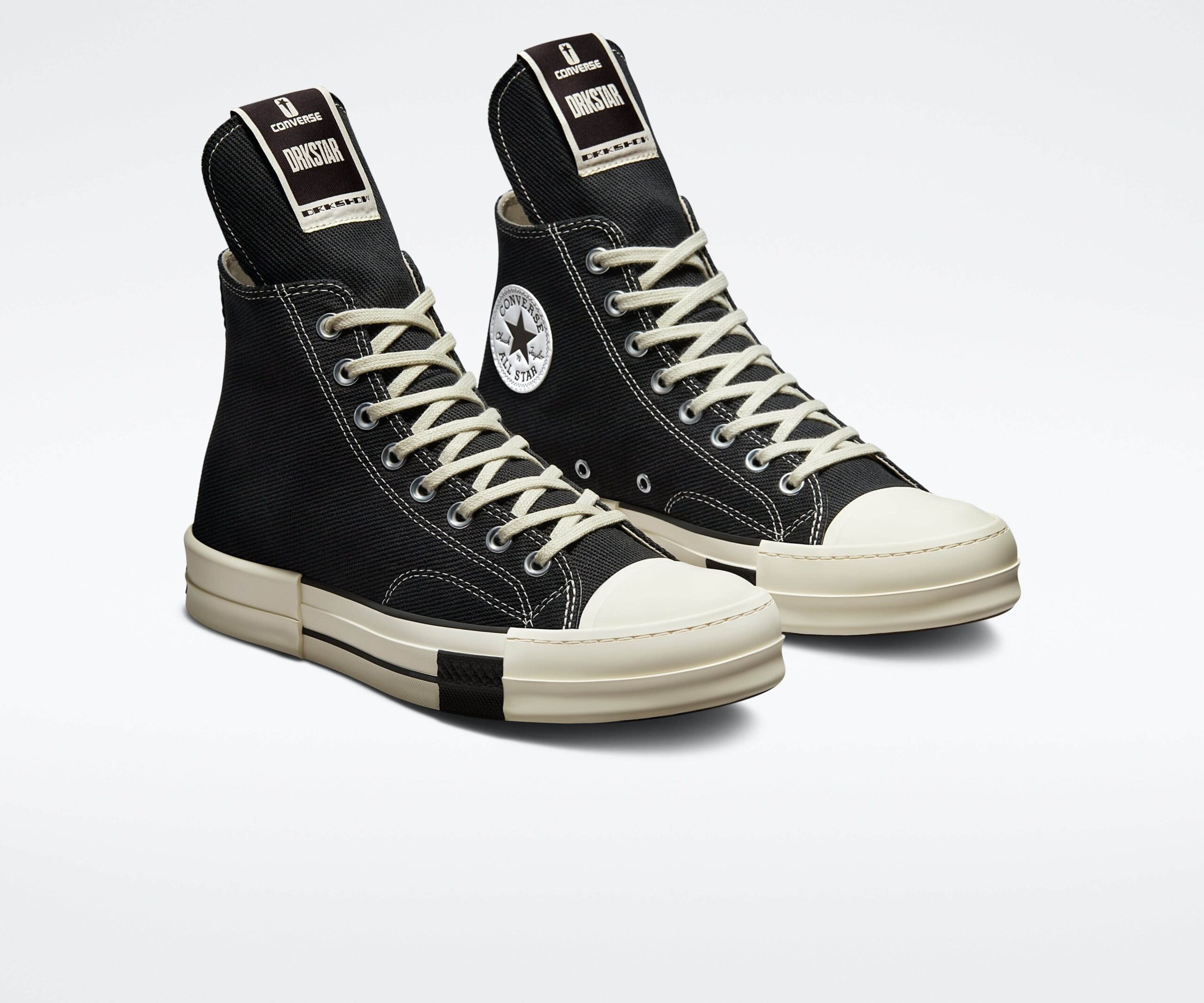 1645195512 rick owens collab converse drkshdw strobe fw22 black chuck 70s new high tops sneakers