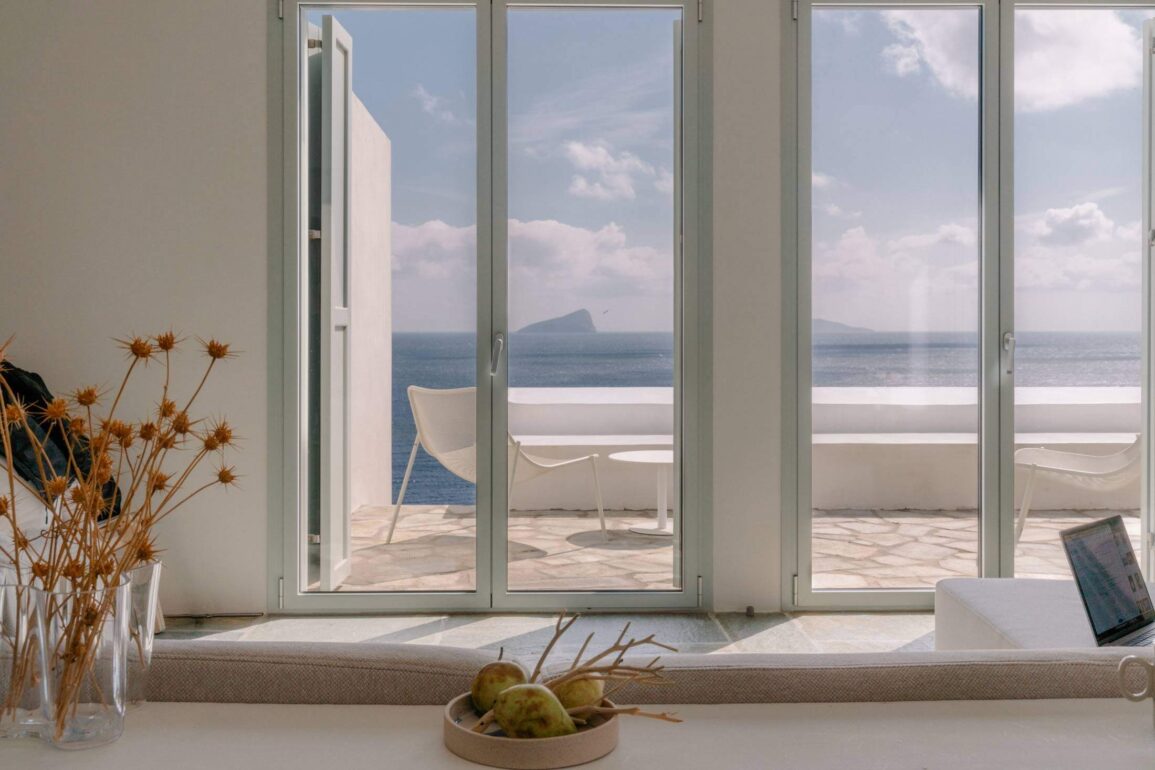 Sigurd Larsen Piperi House greek design cycladic architecture kythnos island greece landscape ocean view