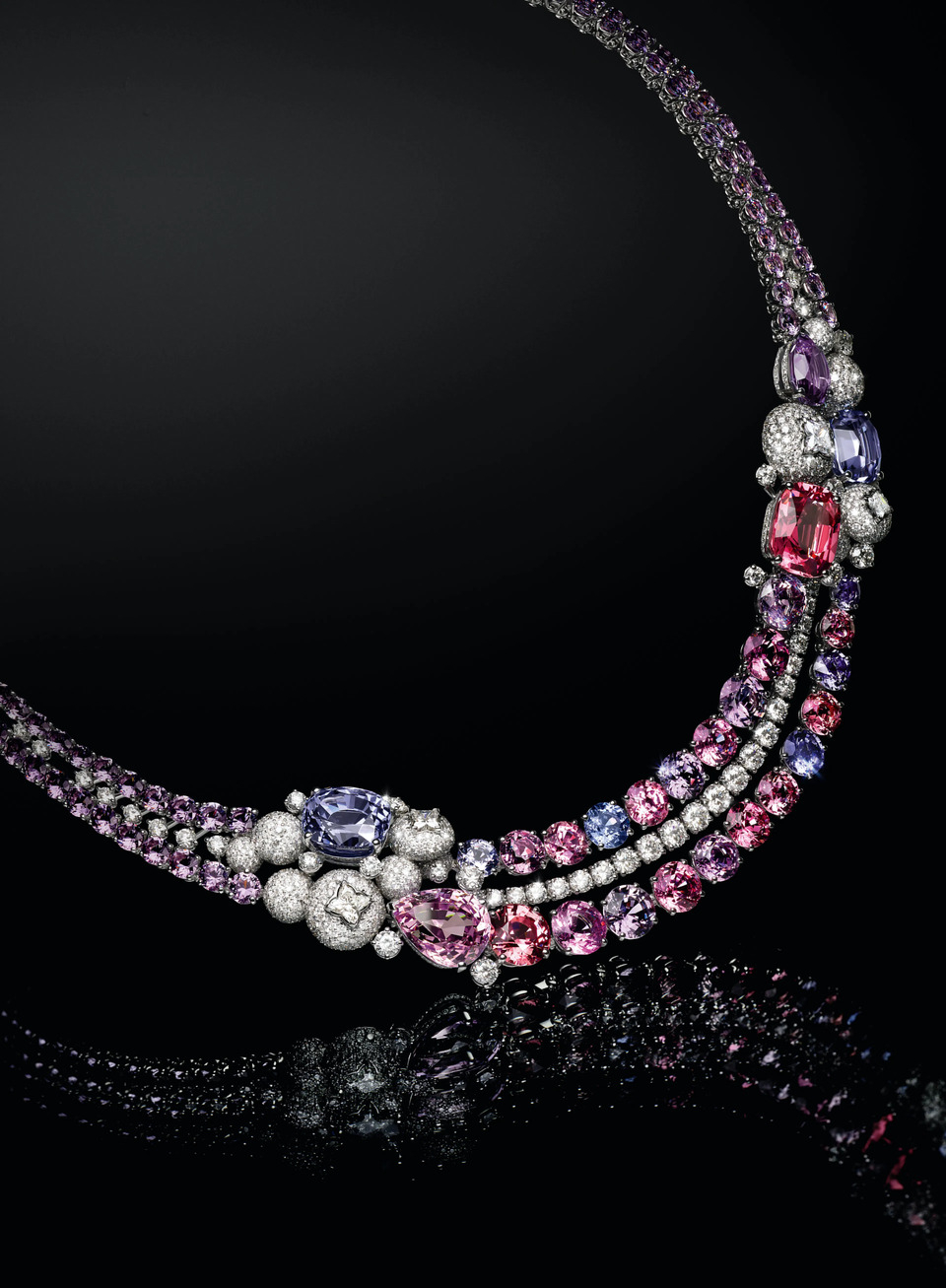 louis vuitton high jewellery deep time ii necklace symbiosis