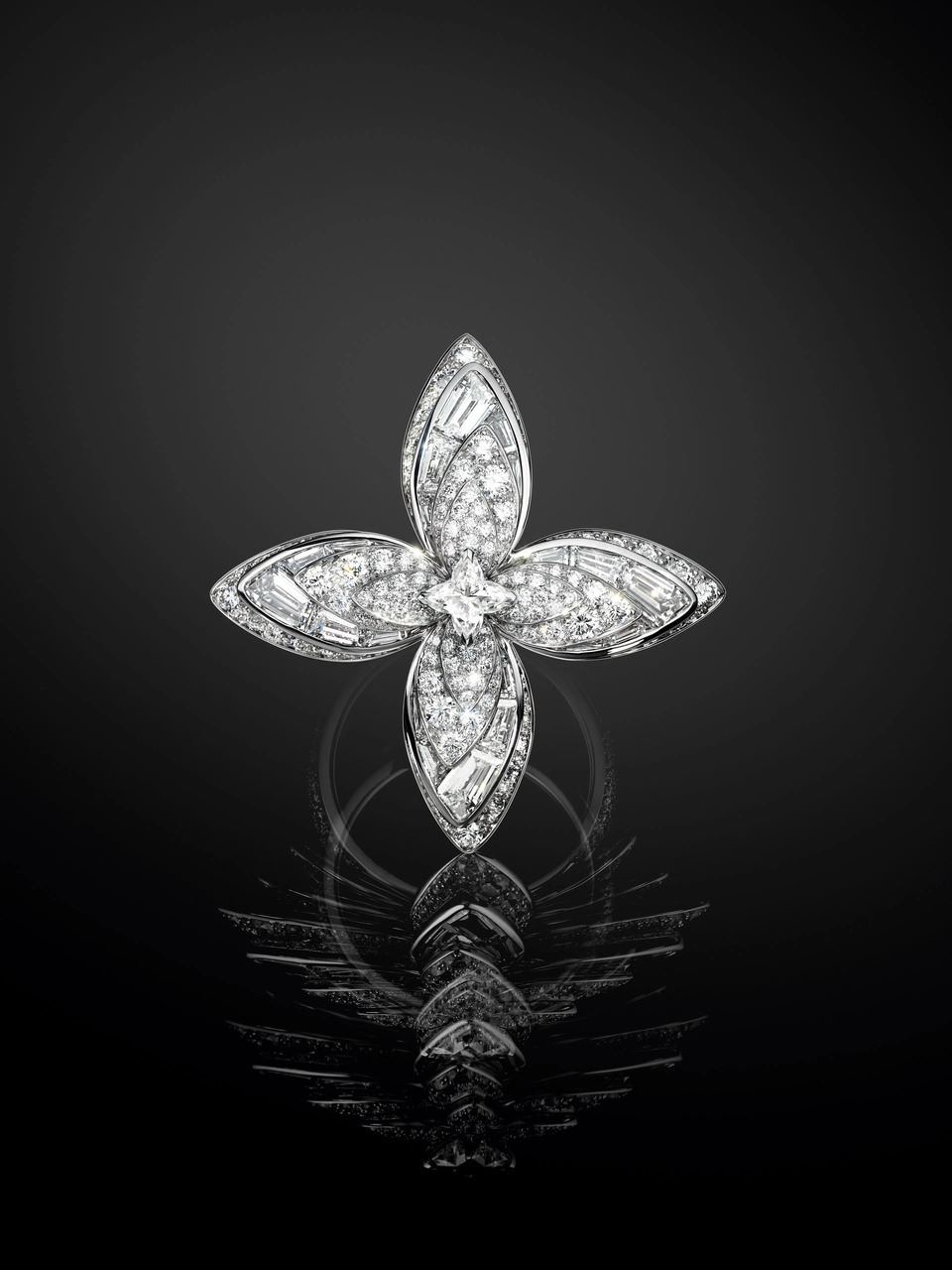 louis vuitton high jewellery deep time ii still life ring flower